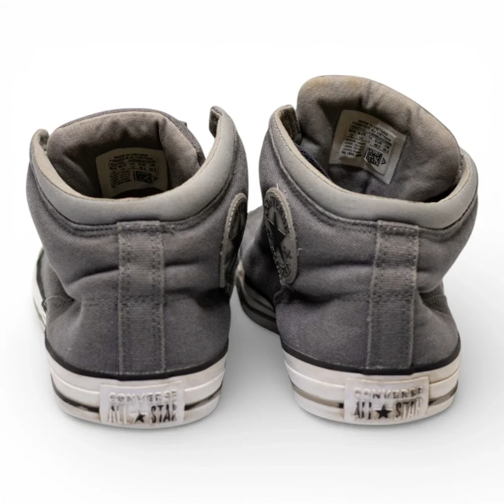 Converse Chuck Taylor All Star Madison Men‎ 12 Grey Good Mid Top Sneaker 155470C